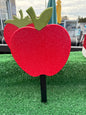 Poly Strawberry, Corn, Tomato Yard Stakes - Perfect for Vegetable Garden, Produce Stand, Outdoor Yard Decor - Poly Lasts Forever & Won't Rot