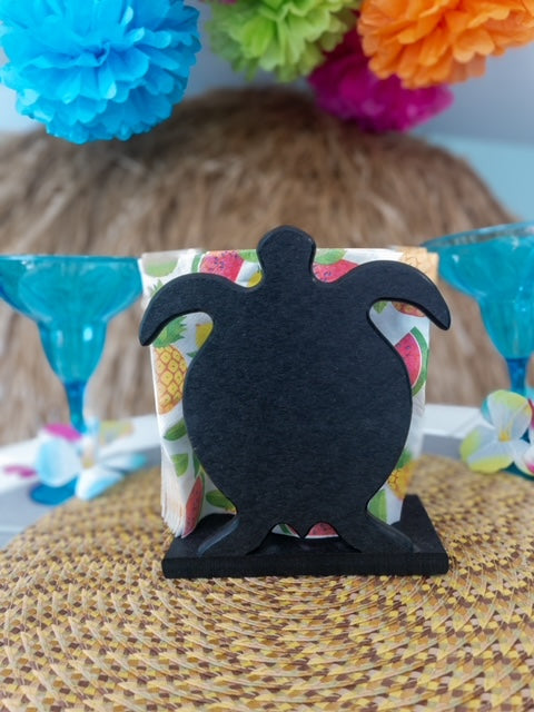 Poly Sea Turtle Napkin Holder - Outdoor Indoor Turtle Napkin Holder - Coastal Beach Theme - Great Christmas Housewarming Gift - Lasts 4ever