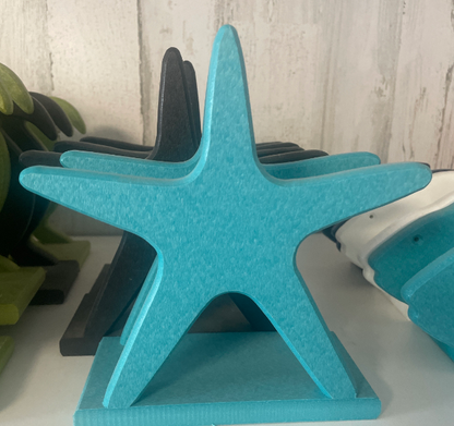 Poly Starfish Napkin Holder - Unique Poly Starfish Perfect for Outdoor Dining, Crab Feast, Picnics, BBQ, Beach House Decor, Coastal Living