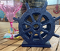 Poly Ship Wheel Napkin Holder - Unique Poly Captain's Wheel Perfect for Outdoor Dining, Picnics, BBQ, Beach House Decor, Coastal Living Ahoy