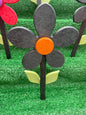 Poly Daisy Yard Stake  - Amish Made Poly Flower Decorations - The Flowers that Last Forever - Built a Vibrant Garden Poly Flower Yard Stakes