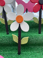 Poly Daisy Yard Stake  - Amish Made Poly Flower Decorations - The Flowers that Last Forever - Built a Vibrant Garden Poly Flower Yard Stakes